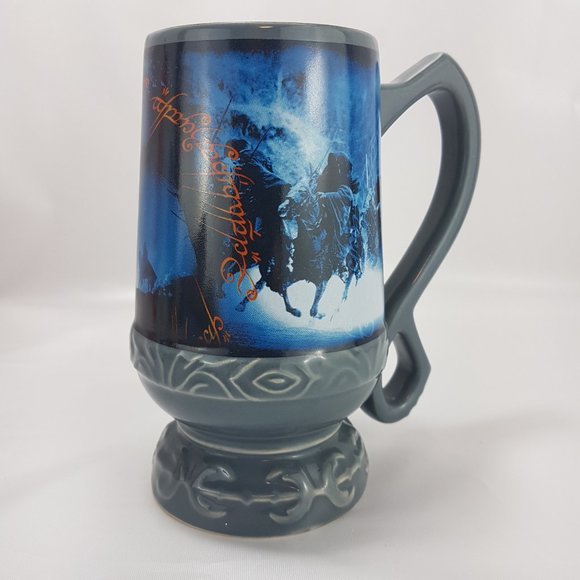 Vintage 2001 Lord of the Rings Fellowship of the Ring Mug Teacup Stein Tolkien - Picture 12 of 16